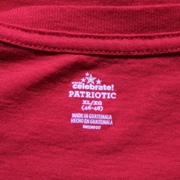 Men’s Red Freedom Rider Muscle Tank 1776 Patriotic Motorcycle Graphic - Picture 4 of 11